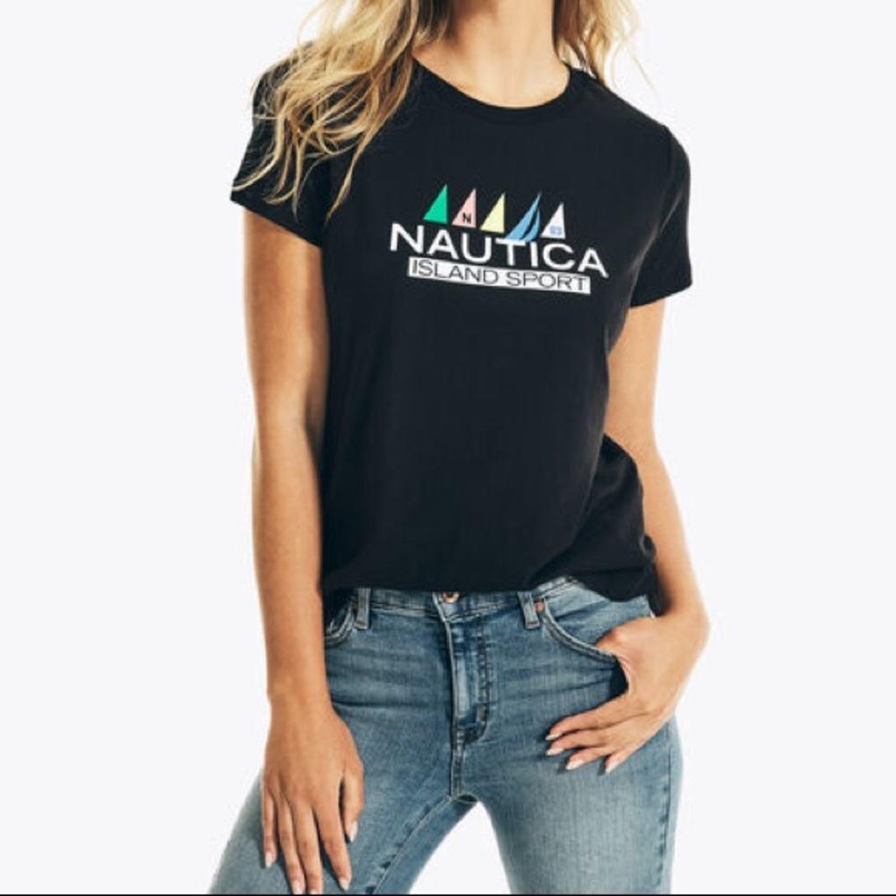 Nautica ISLAND SPORT FLAG GRAPHIC T-SHIRT